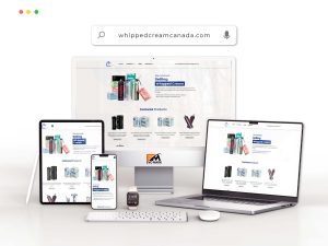 Website Công Ty Whipped Cream tại Canada