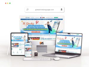 Website Trung Tâm Tiếng Anh Online - Global Link Language