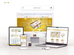 Website Thương Hiệu Sữa Hạt - DR.Min